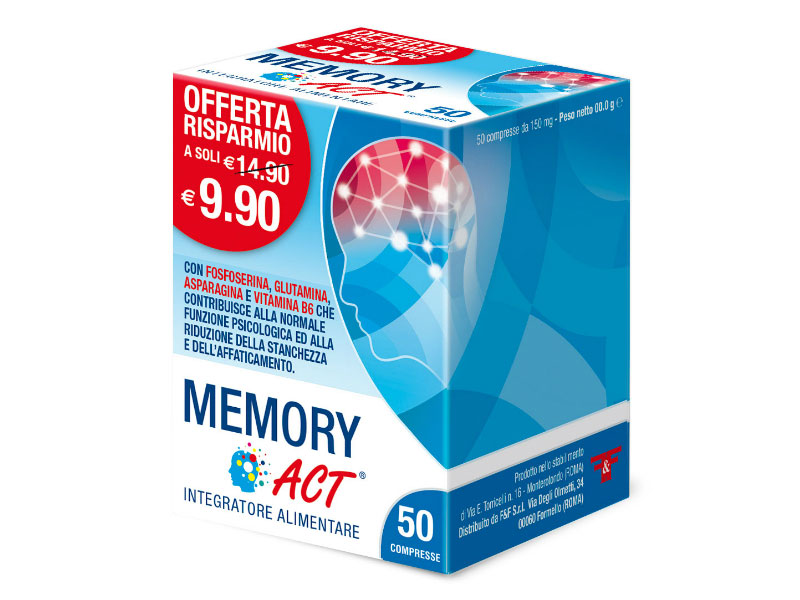 MEMORY ACT - 50 compresse